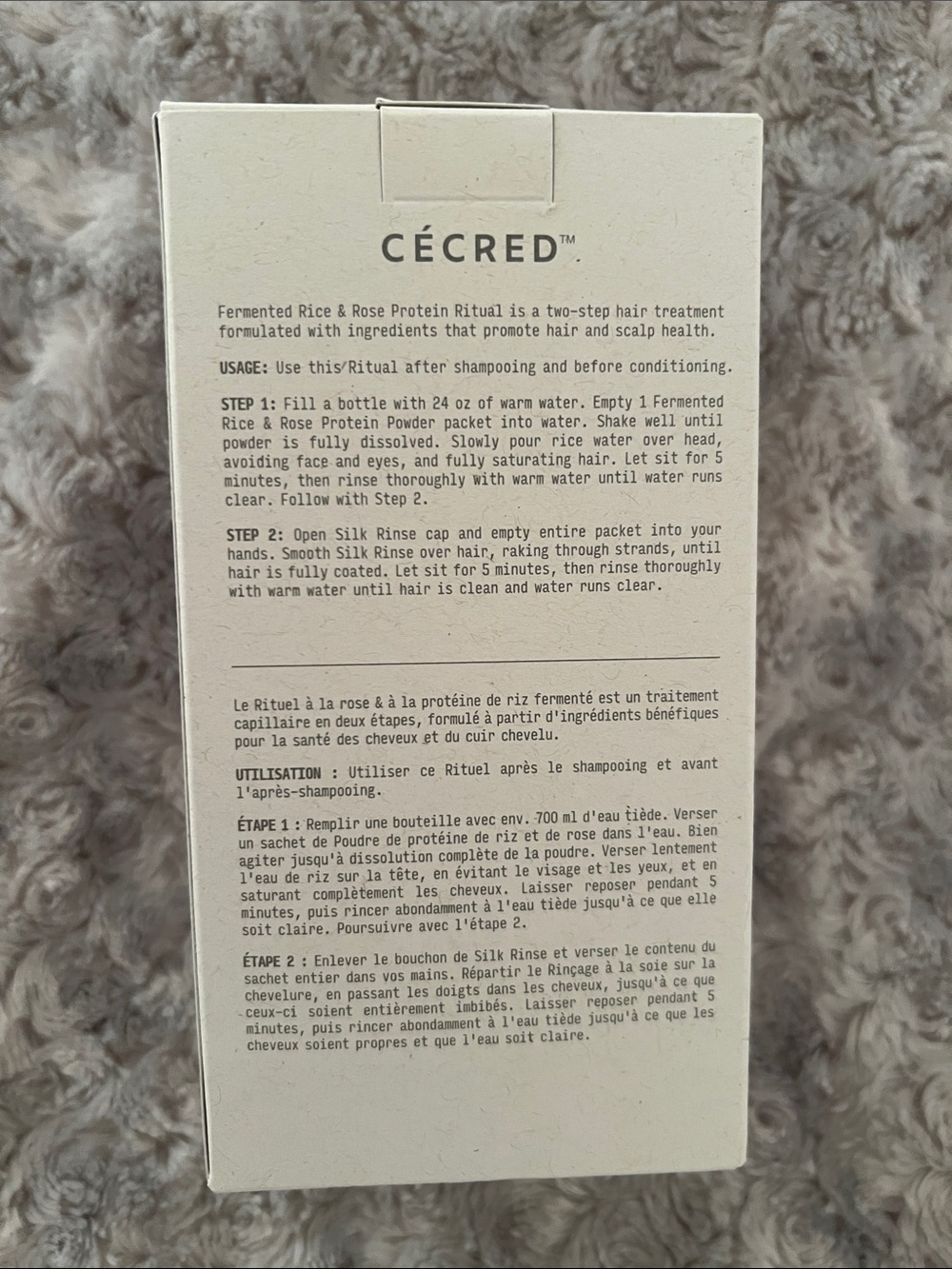 Cecred Fermented Rice & Rose Protein Ritual BNIB - Picture 2 of 6